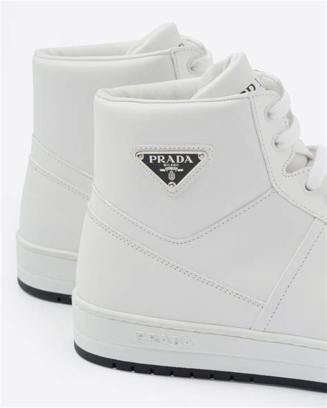 white prada sneakers cheap|prada high top sneakers.